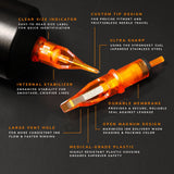 Cartouches CAM x AMI JAMES - Traceurs ronds Super Bugpin - #8 (0,25mm) - 20/boîte
