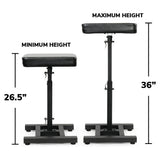 CAM verstellbare Standardarmlehne – Premium 3" hochdichte Polsterung