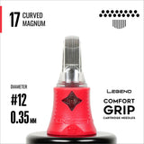 Legend Comfort Grip Cartridges – Curved Magnums – #12 (0,35mm) – 20 Stück/Box