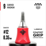 Legend Comfort Grip Cartridges – Curved Magnums – #12 (0,35mm) – 20 Stück/Box